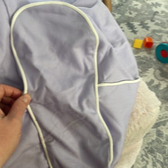 Brand new purple my first anywhere chair cover. Light purple with white piping. - Picture 4 of 4